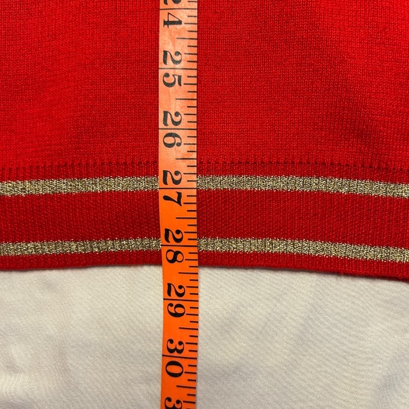 Vintage IB Diffusion L Red Cardigan Sweater - Picture 8 of 12